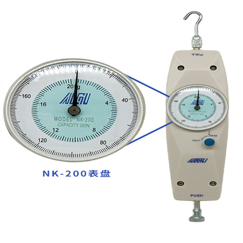 艾固 指针式推拉力计 nk-200(200n/20kg)